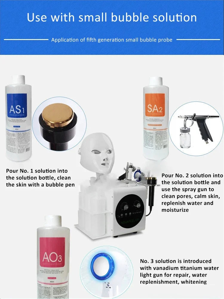 YMEYFAN Hydra Aqua Peel Solution For Facial Machine Moisturizing