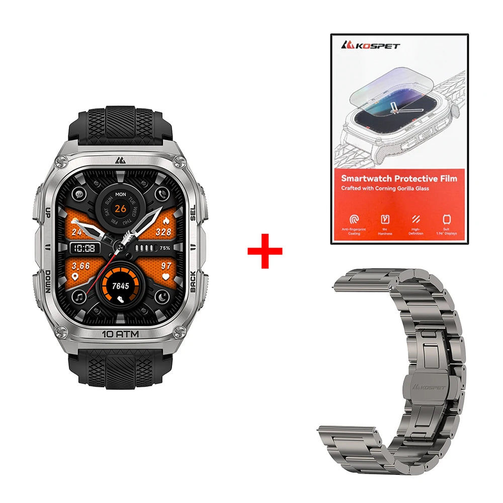 Kospet Tank M4 Smart Watch With 6-Sat GPS And Waterproof
