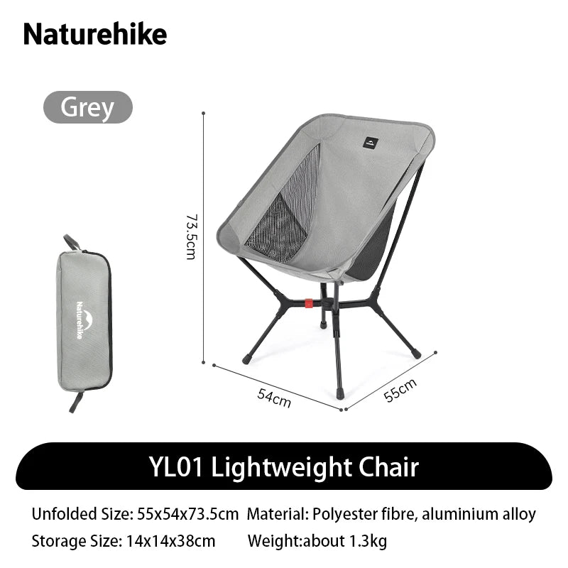 Naturehike Ultralight Folding Camping Chair For Outdoor Adventures